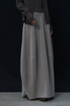 SWAYING 24 Autumn and Winter Wool Velvet Blended Cocoon Long Skirt SW-SW24AW3B12-TUO Camel SW-SW24AW3B11